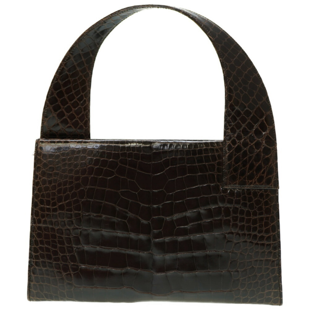 Gucci Brown Hobo Alligator Bag